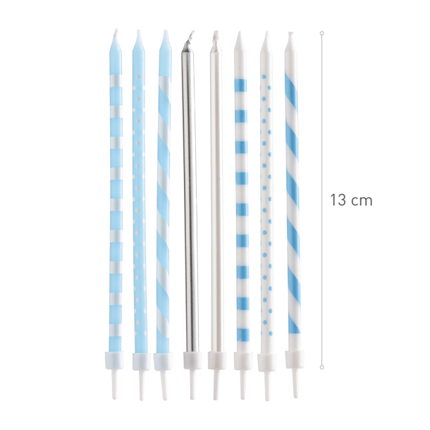 Kagelys Lysebl Mix - 16stk