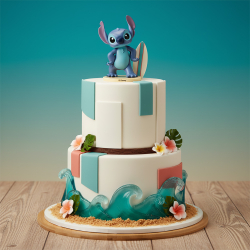 Cake Topper Stitch - 9cm
