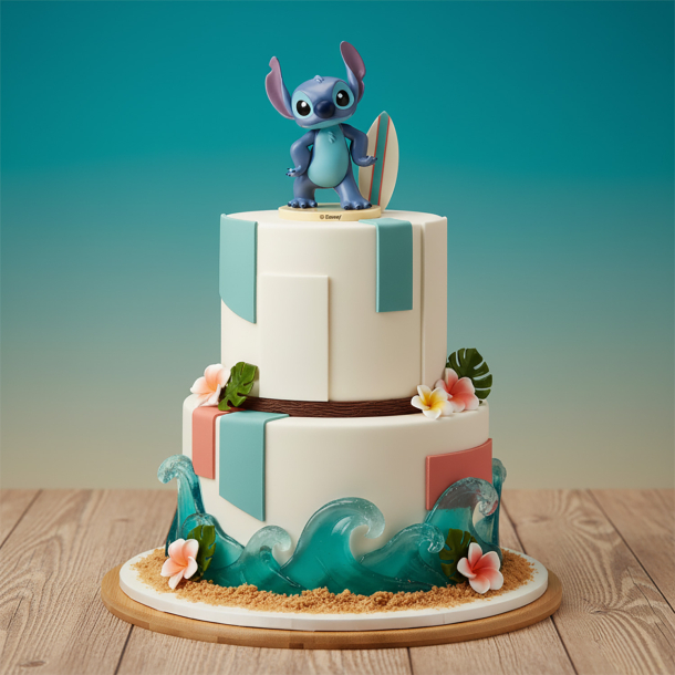 Cake Topper Stitch - 9cm