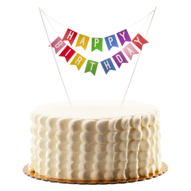 Cake Topper Happy Birthday 