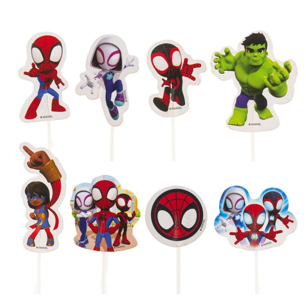 Cake Topper Spidey - 16stk