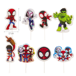 Cake Topper Spidey - 16stk