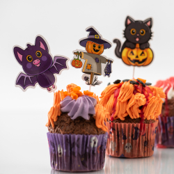 Cake Topper Halloween - 16stk