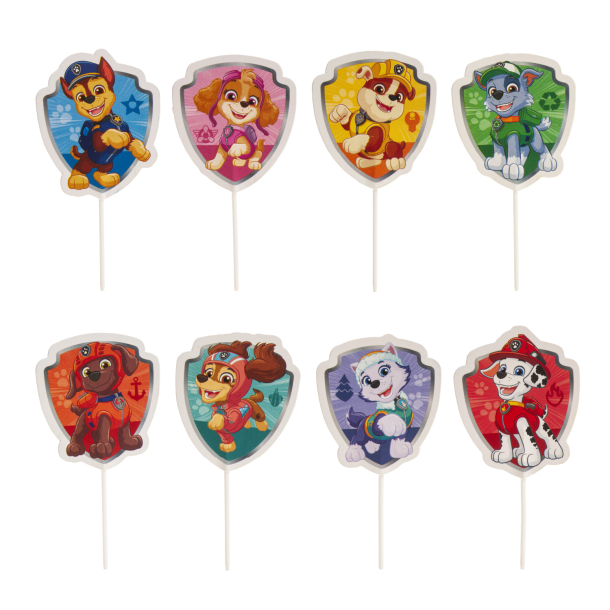 Cake Topper Paw Patrol - 16stk