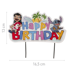 Cake Topper Stitch - 17,5cm