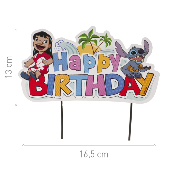 Cake Topper Stitch - 17,5cm