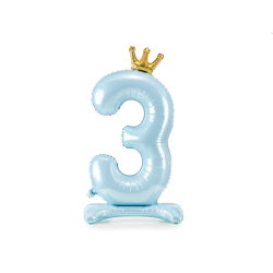 Folieballon Stende Tal Sky Blue - 84cm 