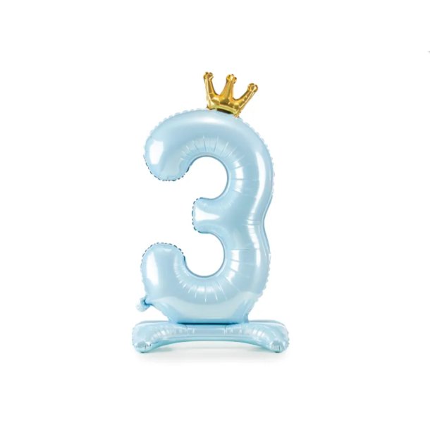 Folieballon Stende Tal Sky Blue - 84cm 