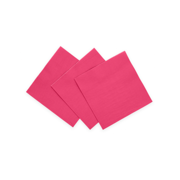 Servietter Pink 33x33cm - 20stk