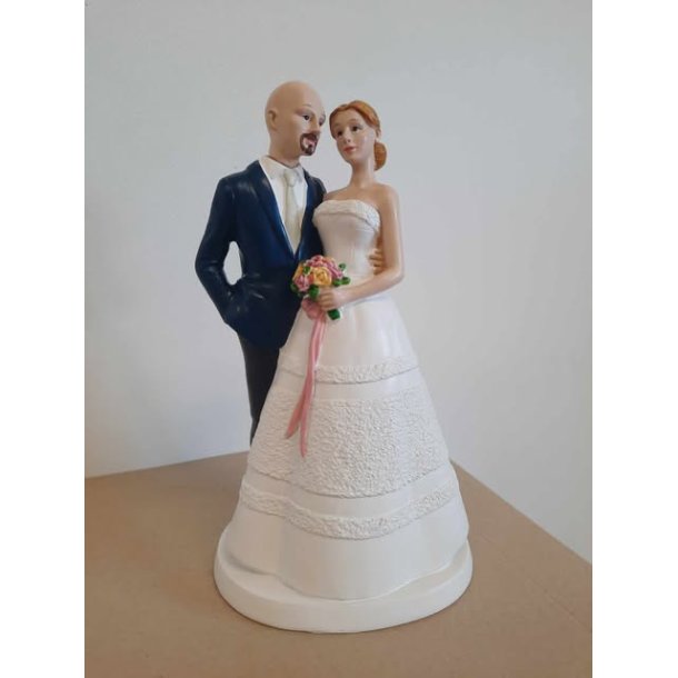 Cake Topper Bryllup - 1stk