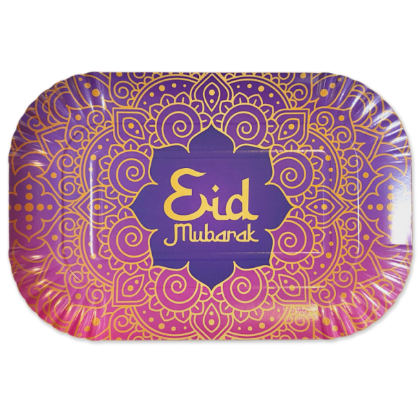 Serverings Tallerkner Eid Mubarak 29x19cm - 2stk