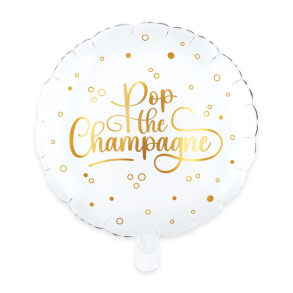 Folieballon Pop The Champagne - 45cm