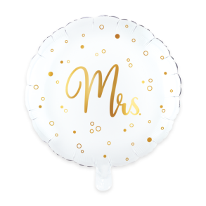 Folieballon Mrs. - 45cm