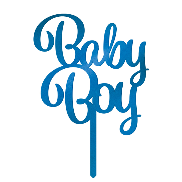 Cake Topper Baby Boy - 1stk