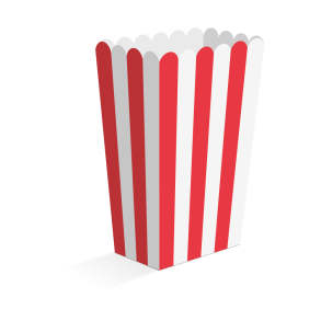 Snack Boks R�d 6x4x13 - 8stk