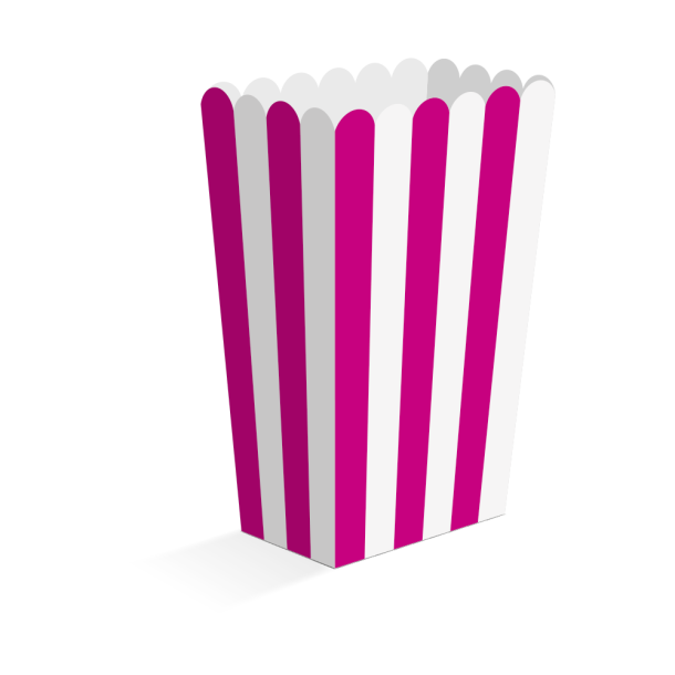 Snack Boks Pink 6x4x13 - 8stk