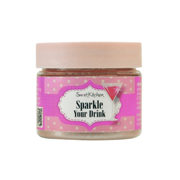 SweetKitchen Sparkle Your Drink Pink - 10g