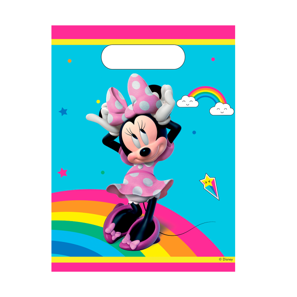 Plastikposer Minnie Mouse - 6stk