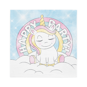 Servietter Unicorn 33x33 - 20stk