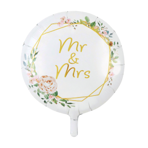 Folieballon Mr & Mrs. - 45cm