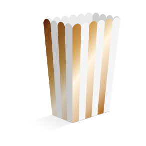 Snack Boks Guld 6x4x13 - 8stk