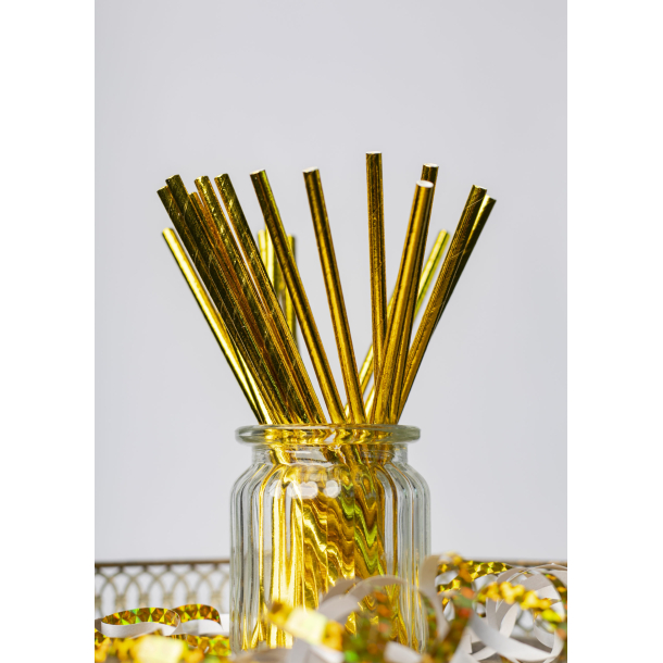 Sugerr Metallisk Guld - 20stk