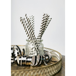 Sugerr Sort Striber - 20stk