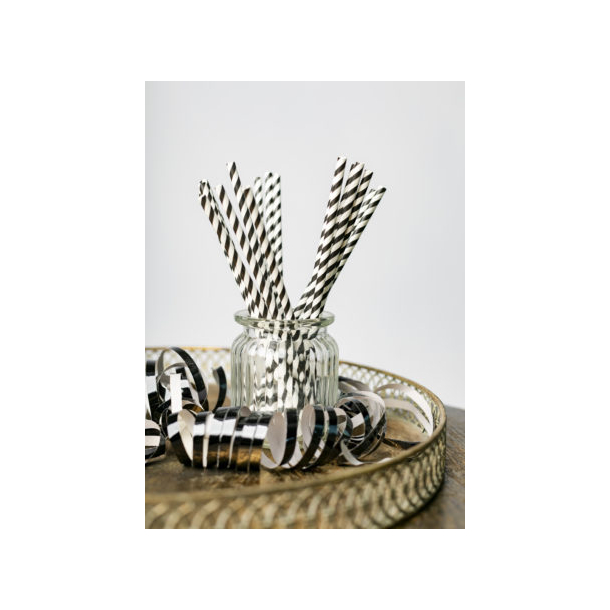 Sugerr Sort Striber - 20stk