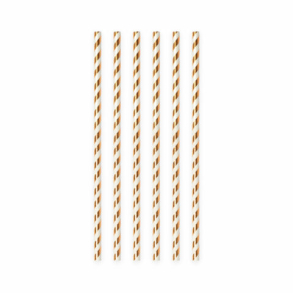 Sugerr Rosa Guld Striber - 20stk