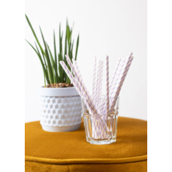 Sugerr Lyselilla Striber - 20stk