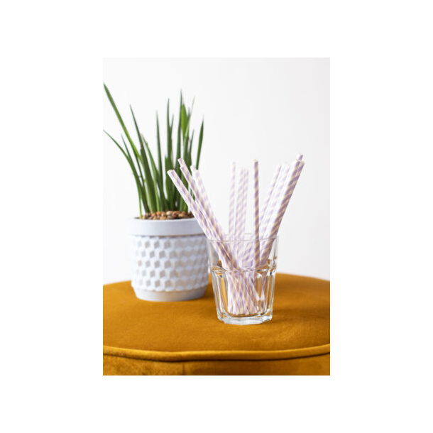 Sugerr Lyselilla Striber - 20stk