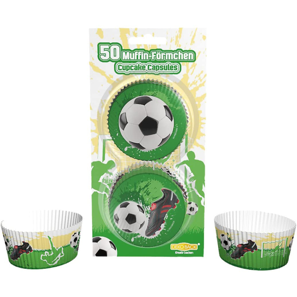 Muffinsforme Fodbold - 50stk