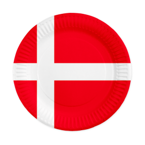 Tallerkner Danmark �23 - 8stk