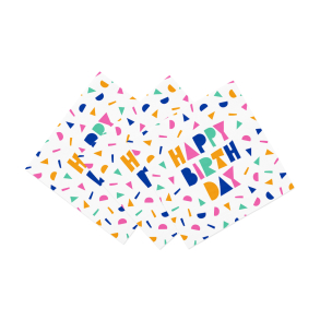 Servietter Happy Birthday - 20stk