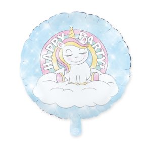 Folieballon Unicorn Happy Party - 46cm
