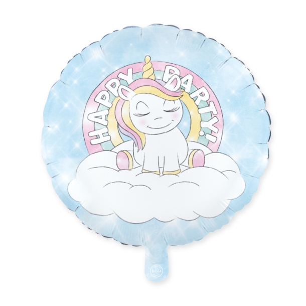 Folieballon Unicorn Happy Party - 46cm