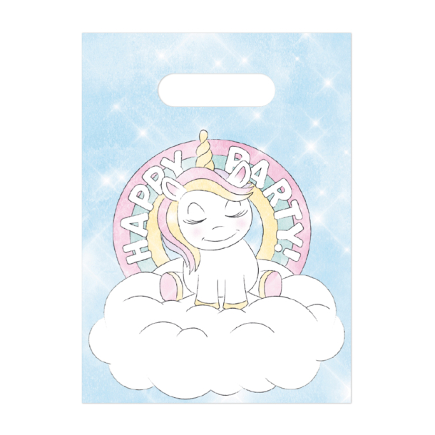 Papirposer Unicorn - 6stk