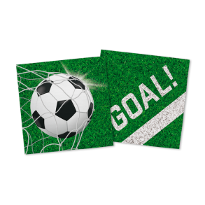 Servietter Fodbold 33x33cm - 20stk