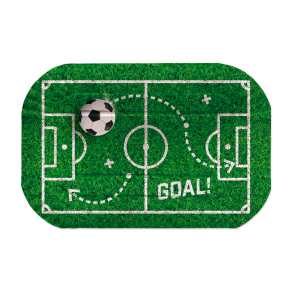 Tallerkner Fodbold 30x20 - 2stk