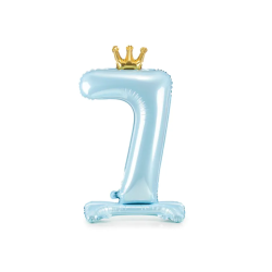 Folieballon Stende Tal Sky Blue - 84cm 