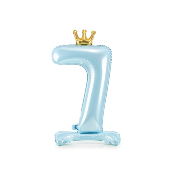 Folieballon Stende Tal Sky Blue - 84cm 