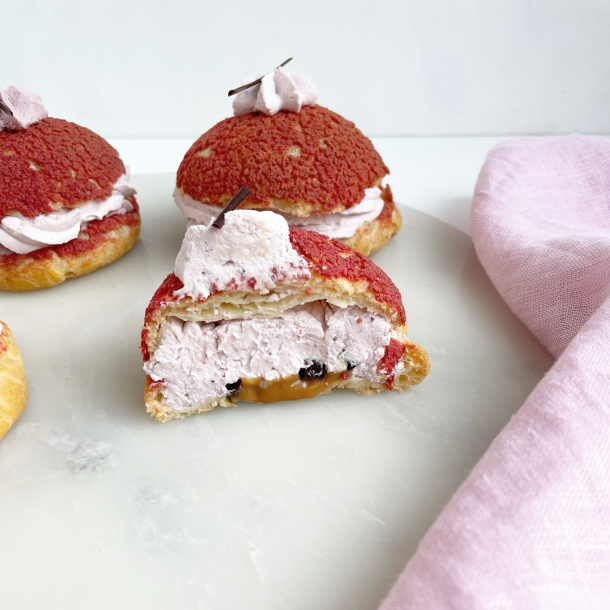 Choux au craquelin fastelavnsboller