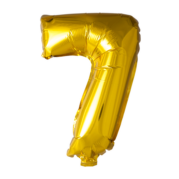 Folieballon Tal Guld - 40cm