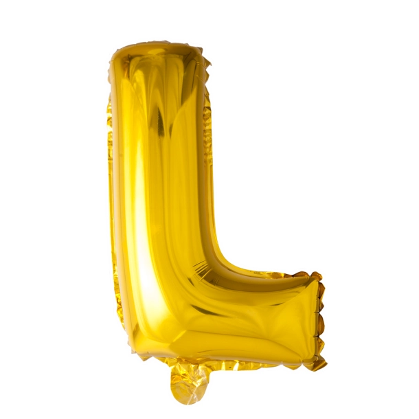Folieballon "L" Guld - 41cm