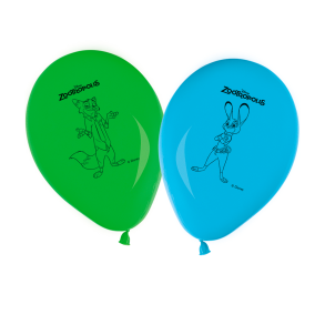 Balloner Zootropolis - 8stk