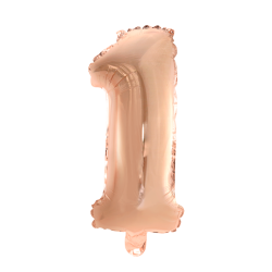 Folieballon Tal Rosa Guld - 40cm 