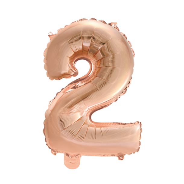 Folieballon Tal Rosa Guld - 40cm 