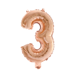 Folieballon Tal Rosa Guld - 40cm 