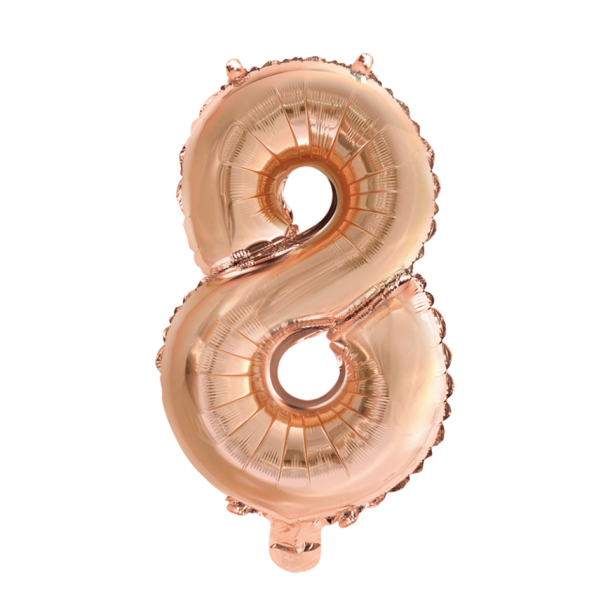 Folieballon Tal Rosa Guld - 40cm 