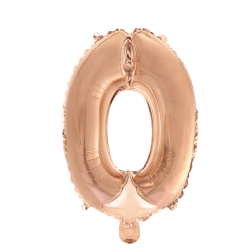 Folieballon Tal Rosa Guld - 40cm 